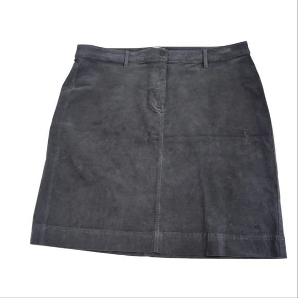 Talbots Gray Mini A-Line Skirt, nwt, women 's 16W - Picture 1 of 9